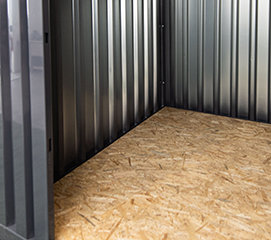 Storage-Tech Image: 10ft container office (closed, inside, grey)