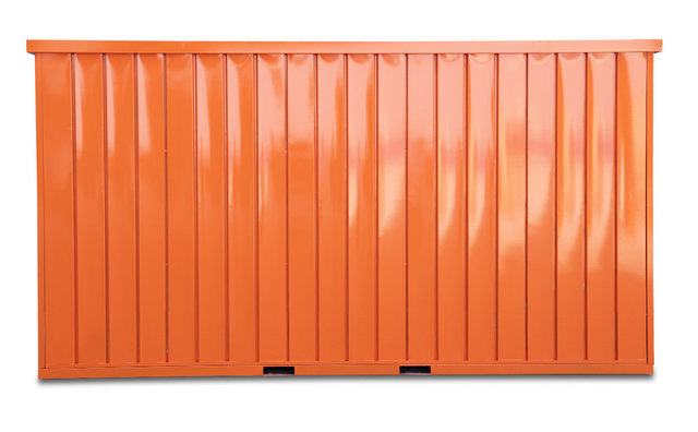 Storage-Tech Image: 13ft M Series Storage Container (open, front, orange)