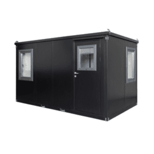 Storage-Tech Image: 13ft Container Office (closed, side-front, black)