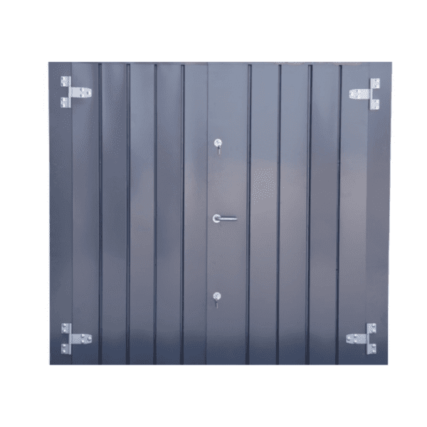 Storage-Tech Image: 10ft S-Series Storage Container (closed, front, grey)