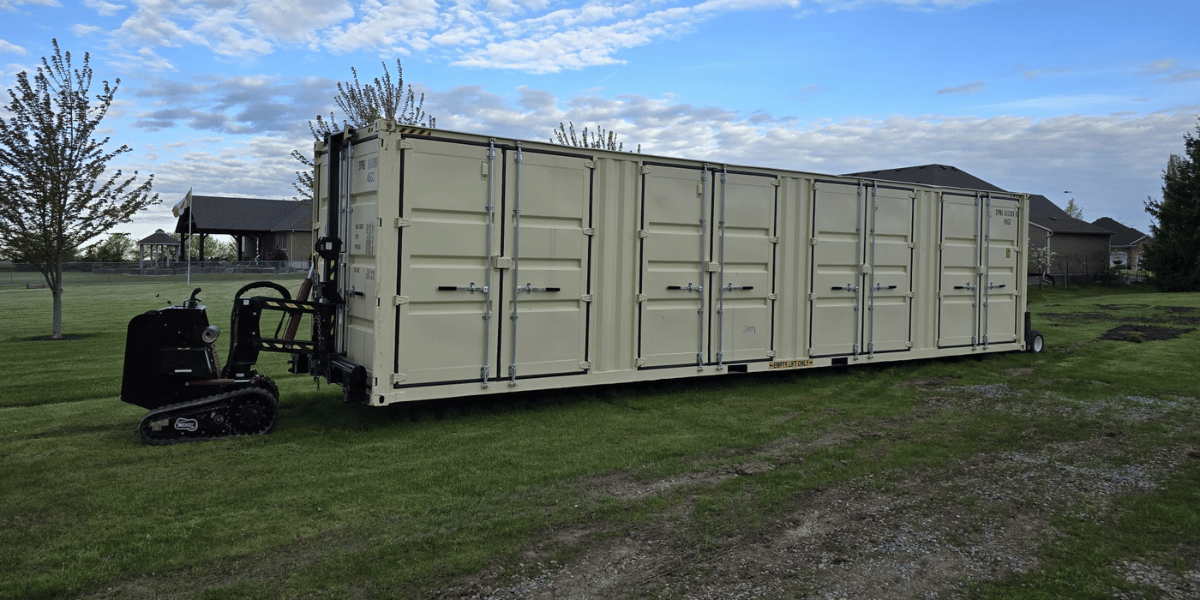 shipping container on your land in Ontario